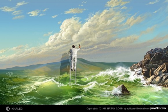 لوحة مسابقة رمضان في المنابر