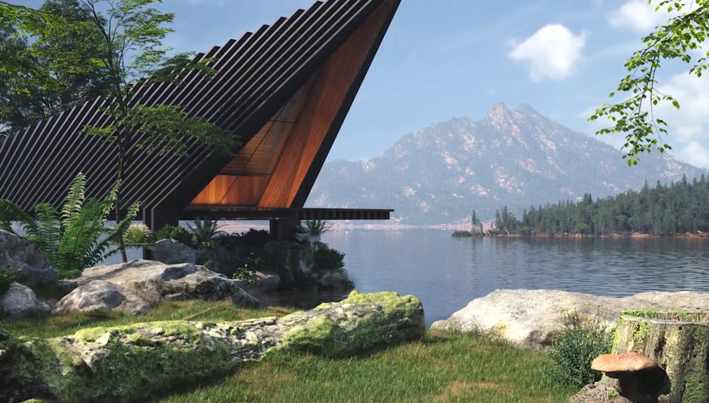 نمذجة السرعة - منزل البحيرة